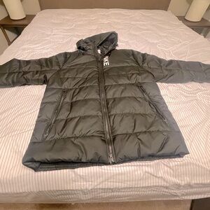 Nike Men's XL Therma Fit Synthetic Fill Black Hooded Puffer Jacket DX2036-010